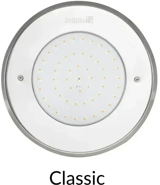 Pahlen Belysningspaket PREMIUM+ cirkulär infälld LED-lampa med kromram och vit diffuser