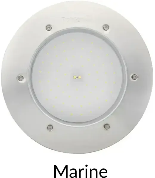 Vit marin LED-ljuskrona Pahlen Belysningspaket PREMIUM+ med metallfinish