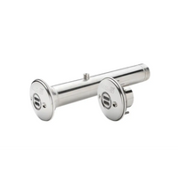 Kromfinishad rostfritt stål USB-laddport för Pahlen Inloppsmunstycke Marine