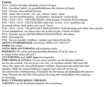 pH-minus flytande 20L