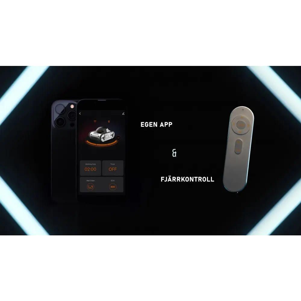 XWarrior InverX X60 silver fjärrkontroll med cirkulär knapp