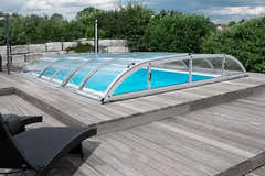 Pooltak Dallas 3x6 i klarplast 