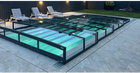 Pooltak ICON KIT S3 4×9 (klarglas, sidodörr, enkelskena, antracit)