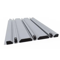 Pooltak Klasik 3×4 med extra starka profiler i silver aluminium och svarta plastkapslar