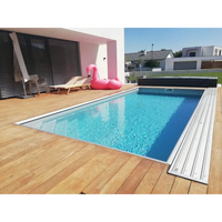 Ljusrosa uppblåsbar flamingo för Pooltime Exklusiv 12mm PP pool 4x12x1,5m