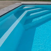 Modern Pooltime Exklusiv 12mm PP pool 4x12x1,5 m med turkost vatten
