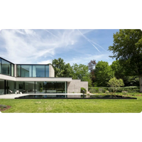 Modern minimalist hus med Pooltime Exklusiv Infinity pool 4x8x1,5 m