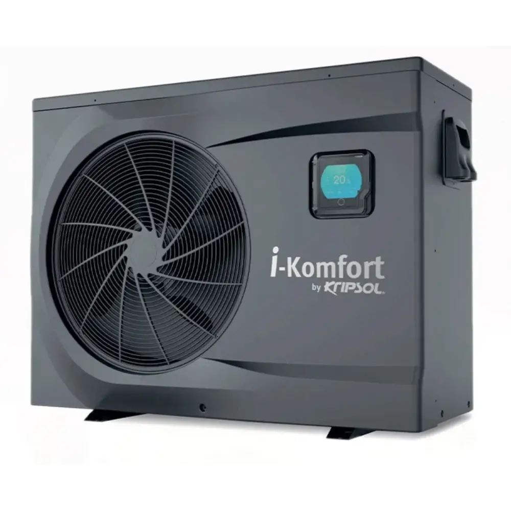 Kripsol I-Komfort RC 1200 inverter poolvärmepump med display 20° för pooler