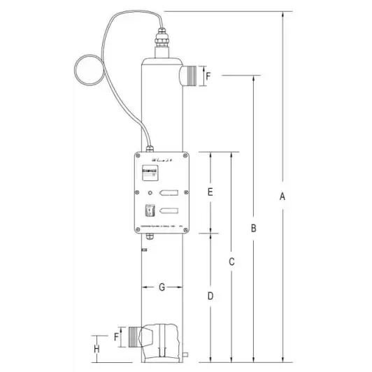 Rostfri Easy-UV 2.0 poolpump med UV-desinfektion för pooltak