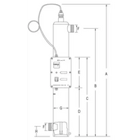 Rostfri Easy-UV 2.0 poolpump med UV-desinfektion för pooltak