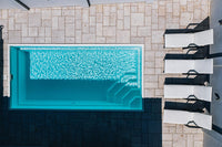 Glasfiberpool Saba 600 6,00m x 3,00m x 1,45m