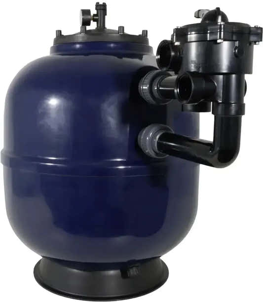 Sandfilter Linz 610 13,7m3/h 175kg djupblå poolfilter för privata pooler