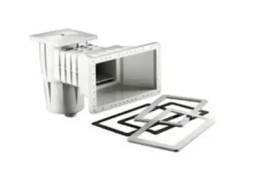 Silvrigt poolfilterhus Thermopool 15l wide med dubbla packningar