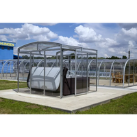 Spatak Luminosa: Silverramad glasbubbla med vit och mörkgrå spa