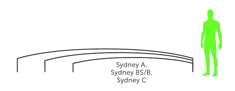 Pooltak Sydney 4,5×8 (Enkelskena, Antracit)