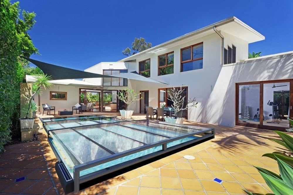 Pooltak Mästare PLUS 5×10 enkelskena, 6mm klarplast