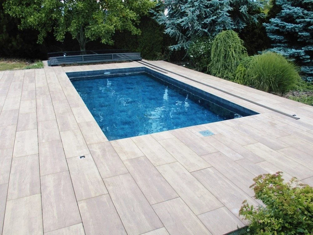 Pooltak Mästare PLUS 5×10 enkelskena, 6mm klarplast