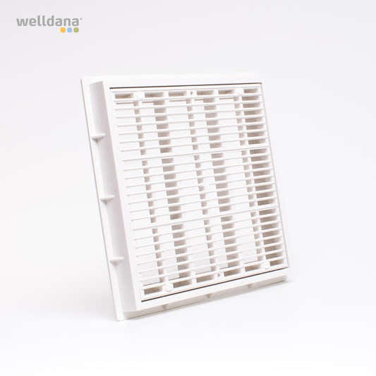 Vitt kvadratiskt bottenutlopp – 25 × 25 cm