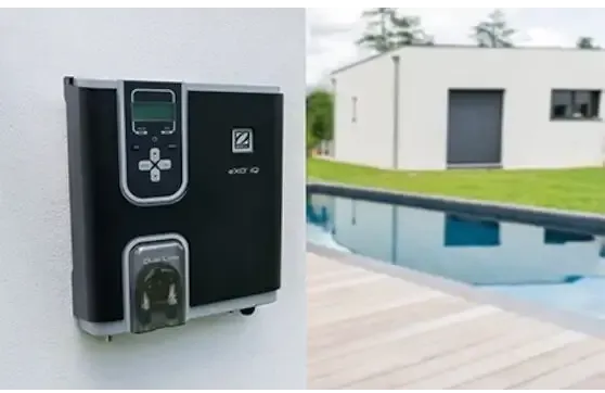 Zodiac Exo väggmonterad EV-laddstation med inbyggd anslutning, svart och silver