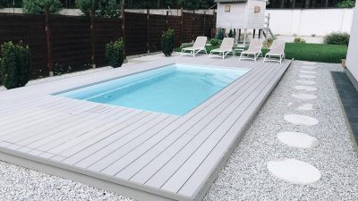Glasfiberpool Saba 500 5,00m x 3,00m x 1,45m