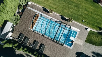 Glasfiberpool Trinidad 9,70m x 3,70m x 1,60m
